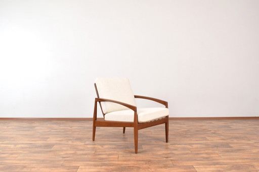 Fully Restored Teak Paper Knife Lounge Chair By Kai Kristiansen For Magnus Olesen, 1960S