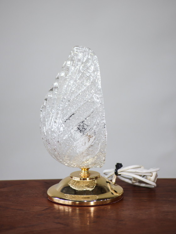 Image 1 of Lampe à poser avec plateau en laiton