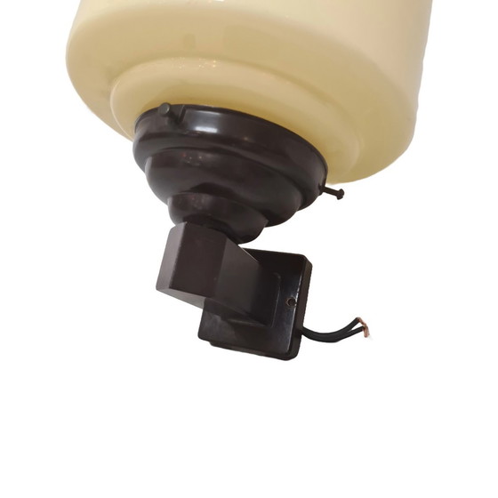 Image 1 of Lampada da parete Art Déco in vetro e bachelite, anni '30