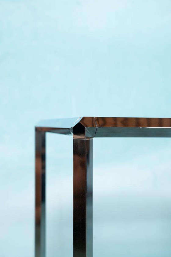 Image 1 of Tables d'appoint vintage Herman Miller verre&chrome, Converta