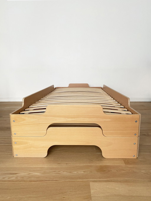 Set Of 2 Stacking Beds Müller Möbelwerkstätten From Rolf Heide