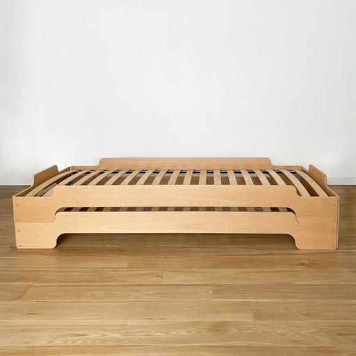 Set Of 2 Stacking Beds Müller Möbelwerkstätten From Rolf Heide