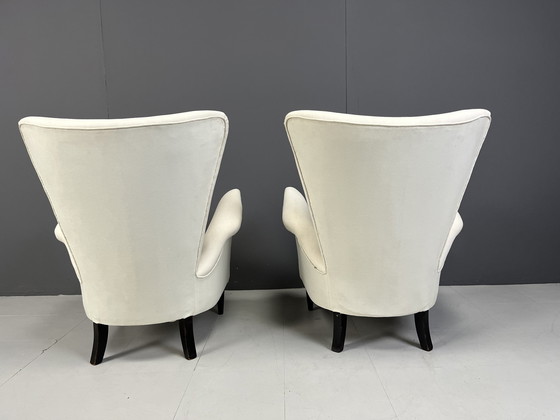 Image 1 of 2x Mid century armchairs