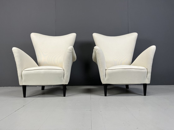 Image 1 of 2x Mid century armchairs