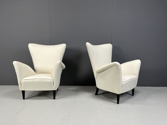 Image 1 of 2x Mid century armchairs