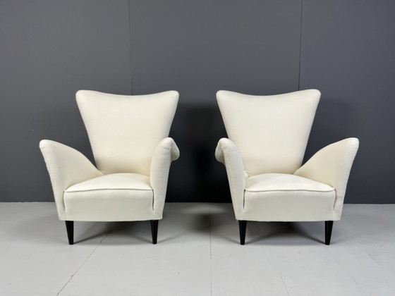 Image 1 of 2x Mid century armchairs