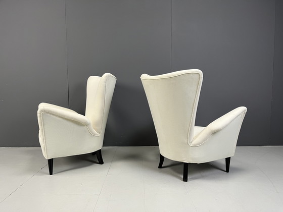 Image 1 of 2x Mid century armchairs