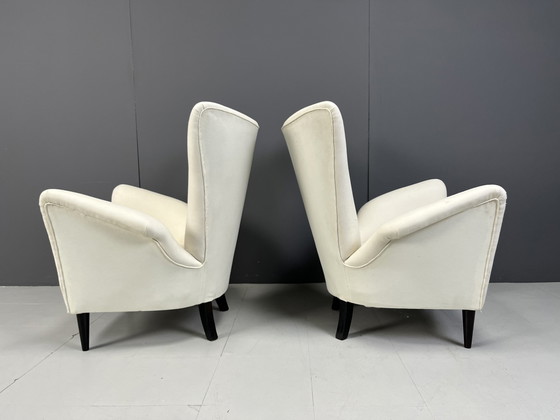 Image 1 of 2x Mid century armchairs