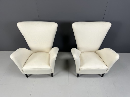 2x Mid century armchairs