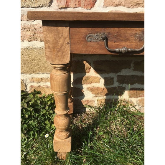 Image 1 of Vintage console in ash and poplar