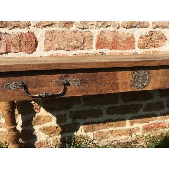 Image 1 of Vintage console in ash and poplar