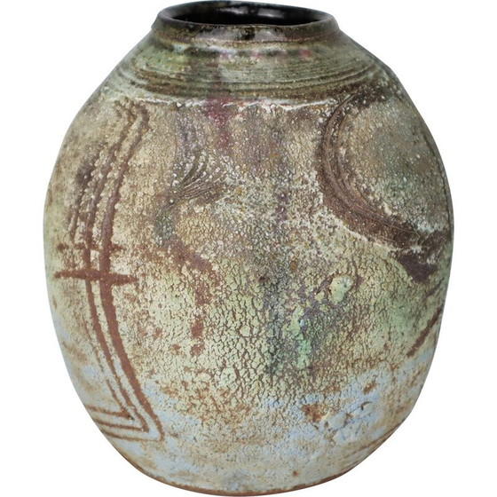 Image 1 of Vintage ceramic vase by Thierry Basile