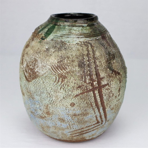 Image 1 of Vintage ceramic vase by Thierry Basile