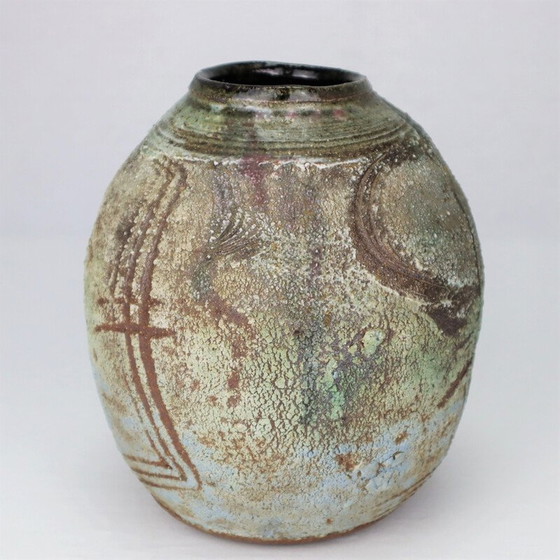 Image 1 of Vintage ceramic vase by Thierry Basile