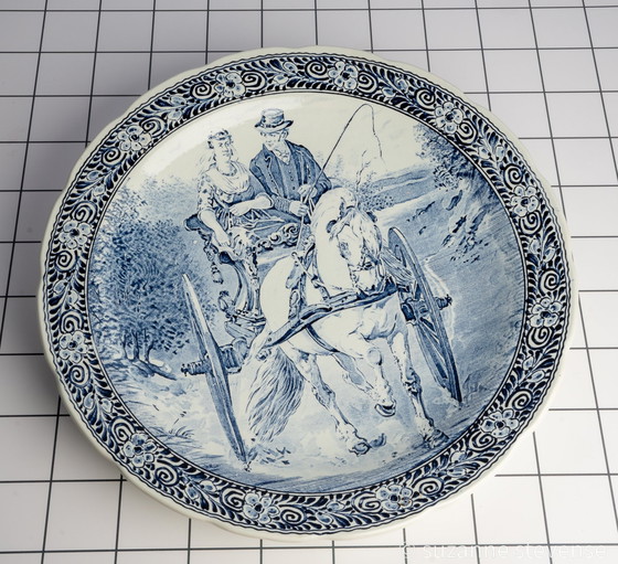 Image 1 of Grande piatto da parete Royal Delft 