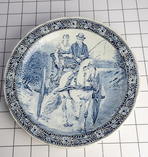 Plato de pared grande Royal Delft 