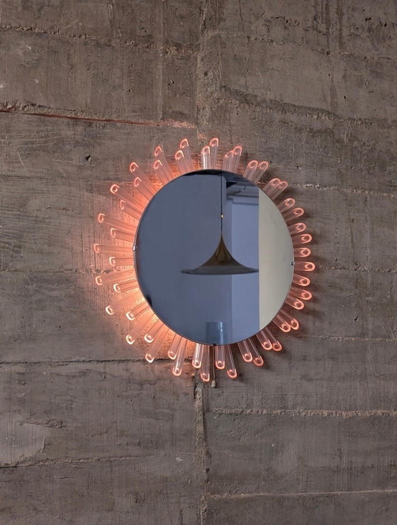 Image 1 of Sun Mirror Lamp 1970S