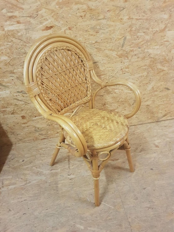 Image 1 of Poltrona vintage in bambù