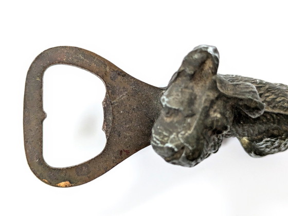 Image 1 of Bottle Opener | Dog Barware Scottish Terrier | Antique Cast Iron