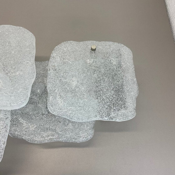 Image 1 of Vintage wall lamp in glass by J.T. Kalmar for Kalmar Franken Kg, Austria 1960s