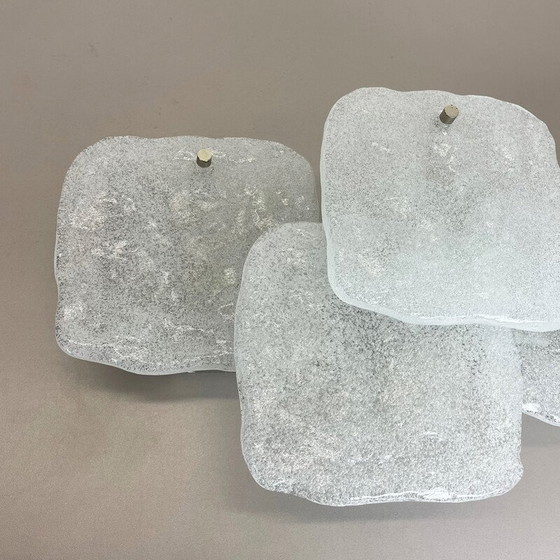 Image 1 of Vintage wall lamp in glass by J.T. Kalmar for Kalmar Franken Kg, Austria 1960s
