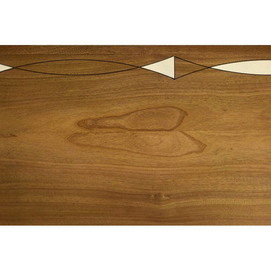 Image 1 of Vintage mahogany coffee table by Ole Wanscher for Poul Jeppesens Møbelfabrik, Denmark 1960