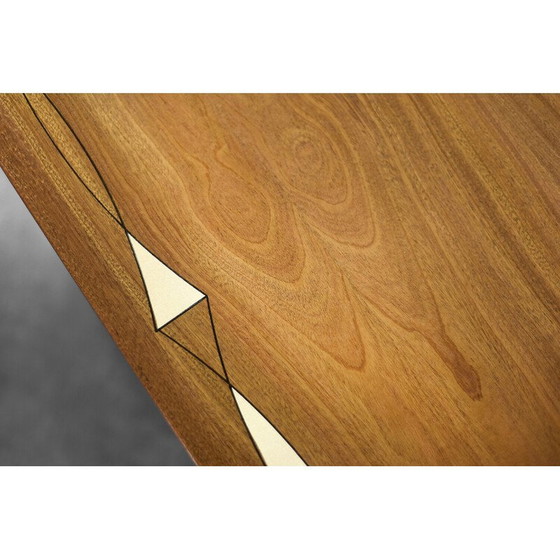 Image 1 of Vintage mahogany coffee table by Ole Wanscher for Poul Jeppesens Møbelfabrik, Denmark 1960