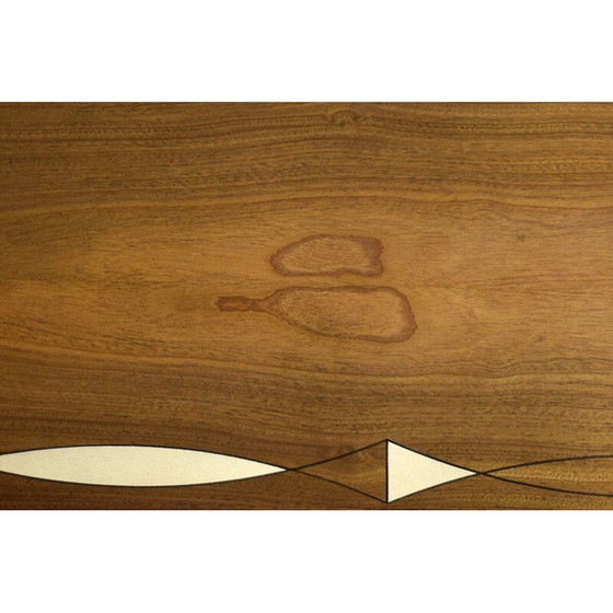 Image 1 of Vintage mahogany coffee table by Ole Wanscher for Poul Jeppesens Møbelfabrik, Denmark 1960