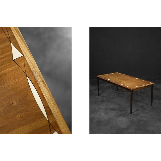 Image 1 of Vintage mahogany coffee table by Ole Wanscher for Poul Jeppesens Møbelfabrik, Denmark 1960