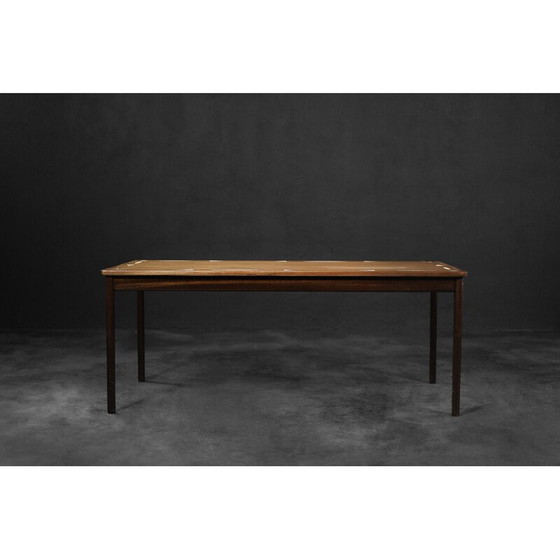 Image 1 of Vintage mahogany coffee table by Ole Wanscher for Poul Jeppesens Møbelfabrik, Denmark 1960