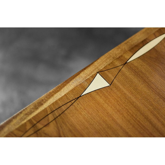 Image 1 of Vintage mahogany coffee table by Ole Wanscher for Poul Jeppesens Møbelfabrik, Denmark 1960