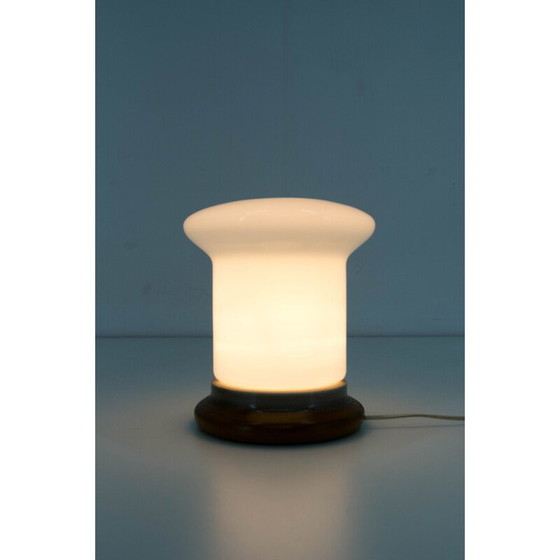 Image 1 of Lampada da tavolo vintage in vetro e ceramica di ULUV, 1960