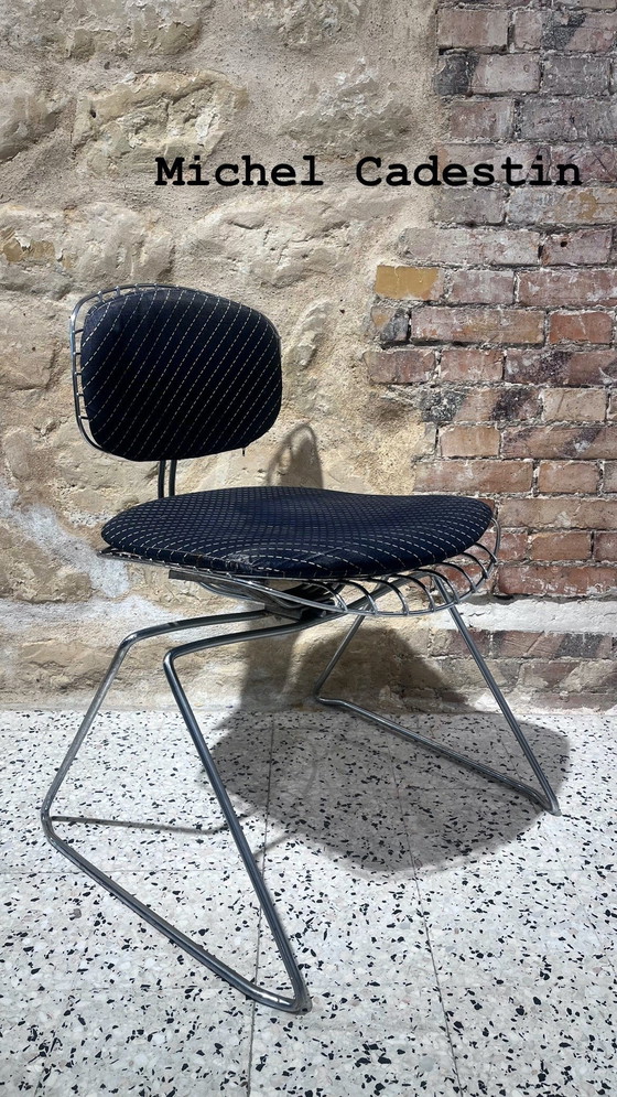 Image 1 of Silla modelo Beaubourg de Michel Cadestin, 1970.