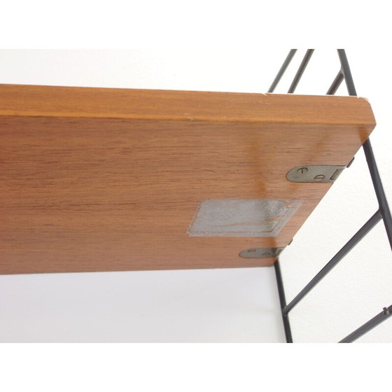Image 1 of Vintage wall unit for Nisse Strinning in teak and metal 1950