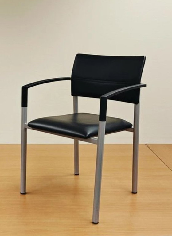 Image 1 of Wiensner Hager Aluform Stacking Chair