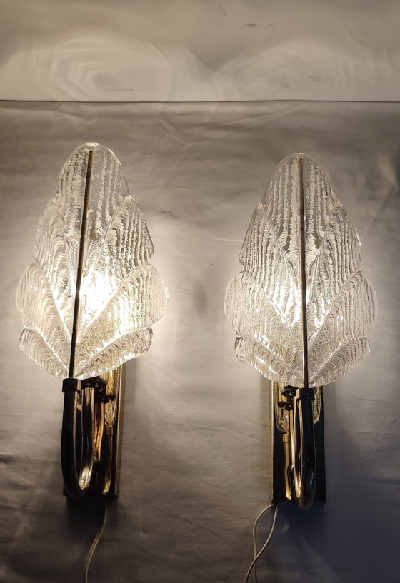 Image 1 of 2x Wall Lamps. Italy, 1970S.