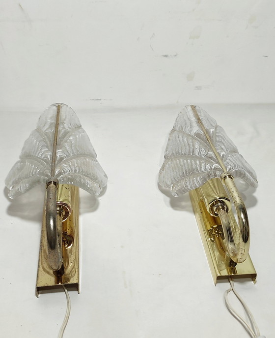 Image 1 of 2x Wall Lamps. Italy, 1970S.