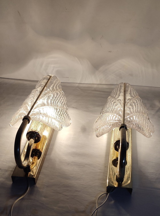 Image 1 of 2x Wall Lamps. Italy, 1970S.