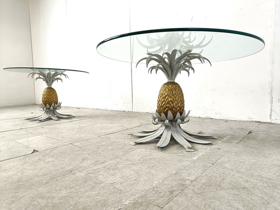 Image 1 of 2x pineapple side tables, 1960s