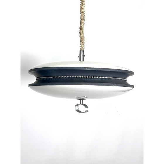 Image 1 of Vintage Italian adjustable chandelier by Reggiani, Italy 1960s