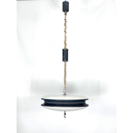Image 1 of Vintage Italian adjustable chandelier by Reggiani, Italy 1960s