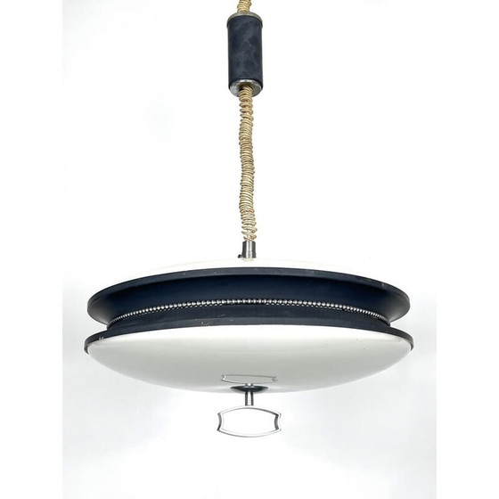 Image 1 of Vintage Italian adjustable chandelier by Reggiani, Italy 1960s