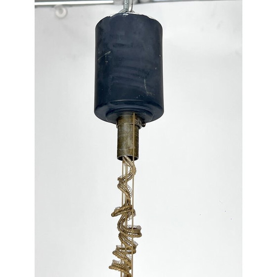 Image 1 of Vintage Italian adjustable chandelier by Reggiani, Italy 1960s