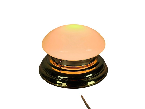 Image 1 of Dutch Design - Giso Gispen - Modello Lauritsen - Lampada da soffitto - Vetro opalino - Ottone - 2000