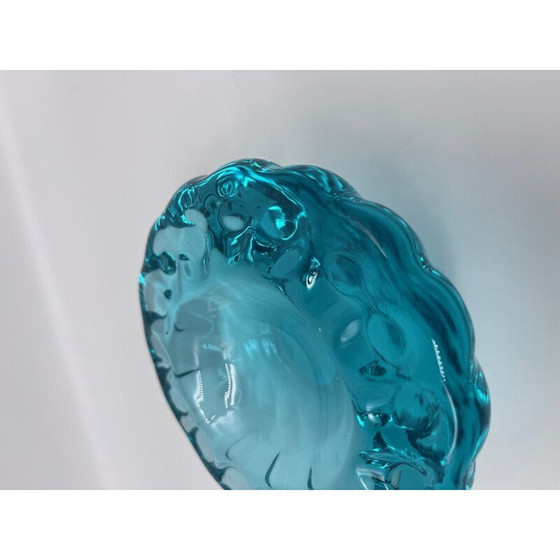 Image 1 of Vintage empty pocket in blue crystal, 1950