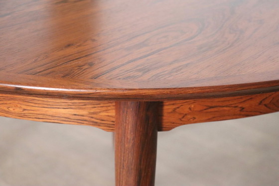 Image 1 of Arne Vodder Oval Rosewood Dining Table For Sibast, 1955