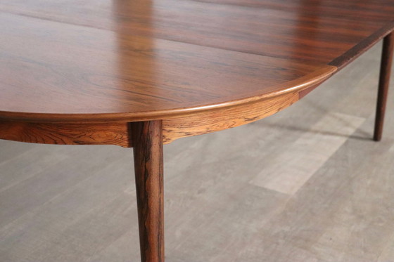 Image 1 of Arne Vodder Oval Rosewood Dining Table For Sibast, 1955