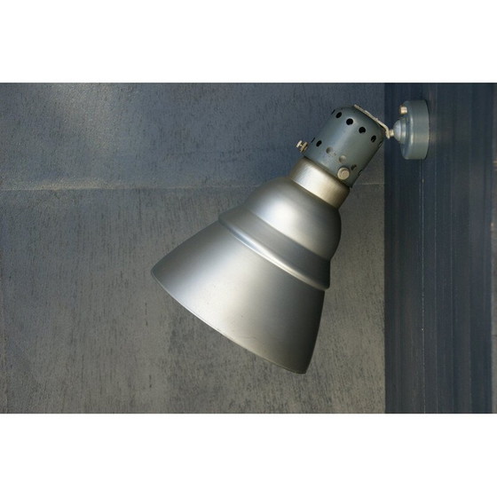 Image 1 of Lampada da parete vintage con riflettore in vetro specchiato di Siemens, 1930