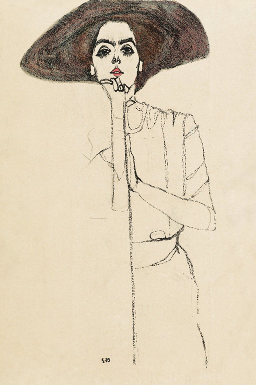 Egon Schiele ----Portrait Of A Lady