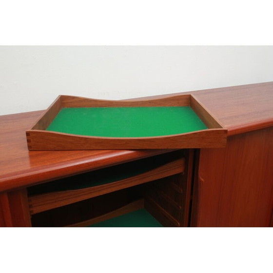 Image 1 of Vintage sidebaord in teak with sliding doors by Axel Christensen for Aco Möbler, 1960s